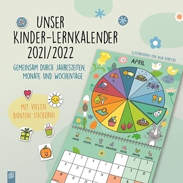 Unser Kinder-Lernkalender 2021/2022, Redaktionsteam Verlag an der Ruhr