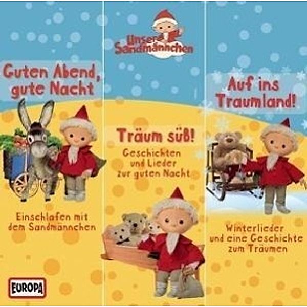 Unser Sandmännchen-Box, 3 Audio-CDs, Unser Sandmännchen