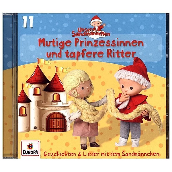 Unser Sandmännchen - Mutige Prinzessinnen und tapfere Ritter,1 Audio-CD, Unser Sandmännchen