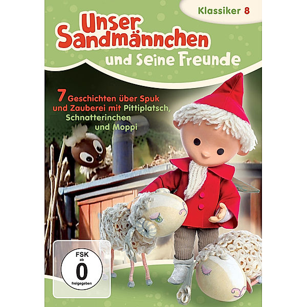 Unser Sandmännchen und seine Freunde - 7 Geschichten über Spuk und Zauberei mit Pittiplatsch, Schnatterinchen und Moppi, Unser Sandmännchen-Klassiker