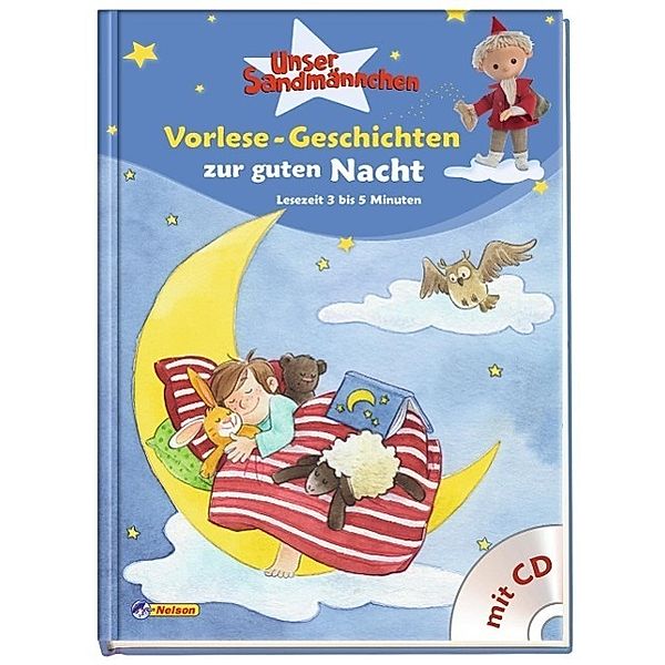 Unser Sandmännchen: Vorlese-Geschichten zur guten Nacht, m. Audio-CD