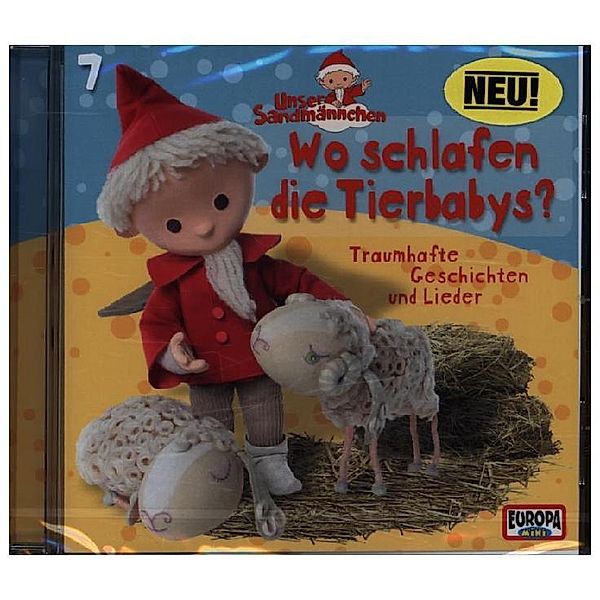 Unser Sandmännchen - Wo schlafen die Tierbabys?,1 Audio-CD, Unser Sandmännchen