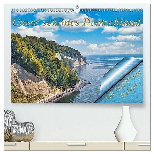 Unser schönes Deutschland (hochwertiger Premium Wandkalender 2024 DIN A2 quer), Kunstdruck in Hochglanz, Heinz-Peter Schwerin