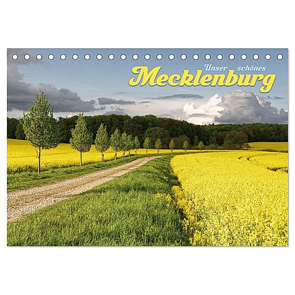 Unser schönes Mecklenburg (Tischkalender 2024 DIN A5 quer), CALVENDO Monatskalender, Calvendo, Carsten Rennecke