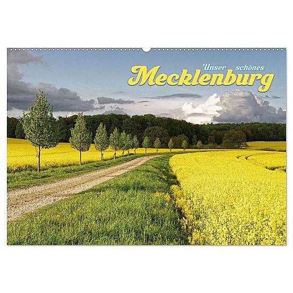 Unser schönes Mecklenburg (Wandkalender 2024 DIN A2 quer), CALVENDO Monatskalender, Calvendo, Carsten Rennecke