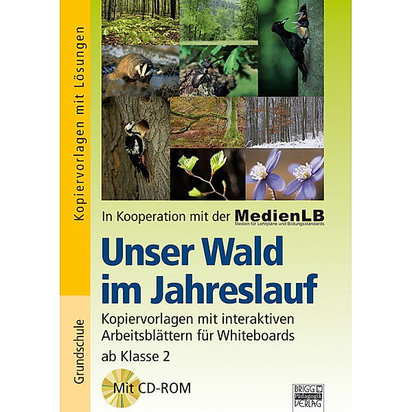 Unser Wald im Jahreslauf, m. CD-ROM, Barbara Kortus