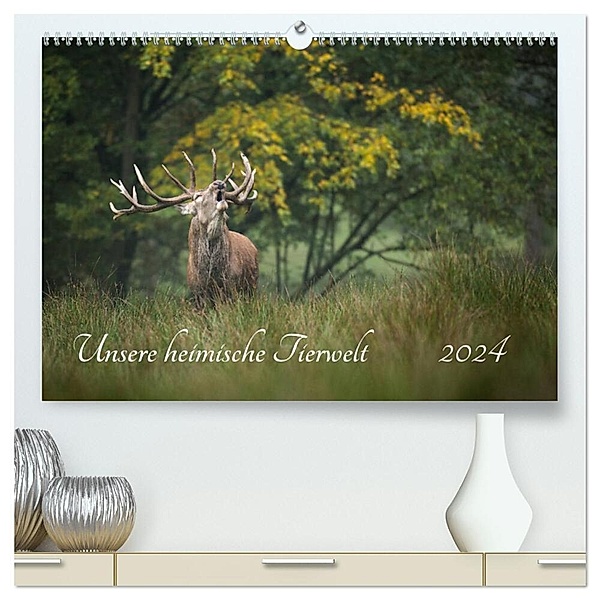Unsere heimische Tierwelt (hochwertiger Premium Wandkalender 2024 DIN A2 quer), Kunstdruck in Hochglanz, Björn Reibert
