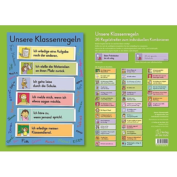 Unsere Klassenregeln (Bildkarten), Redaktionsteam Verlag an der Ruhr