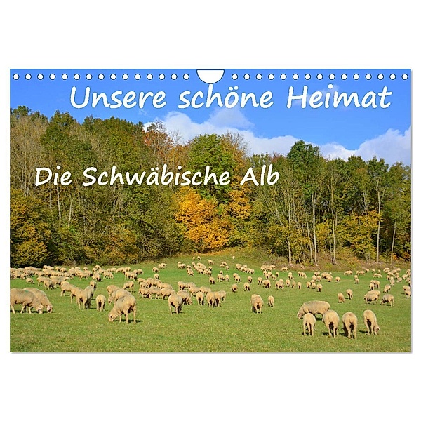 Unsere schöne Heimat - Die Schwäbische Alb (Wandkalender 2024 DIN A4 quer), CALVENDO Monatskalender, Gugigei