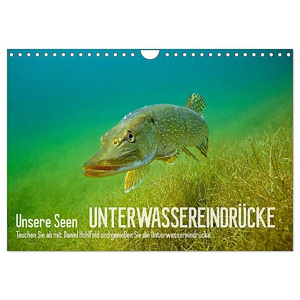 Unsere Seen (Wandkalender 2024 DIN A4 quer), CALVENDO Monatskalender, Daniel Hohlfeld