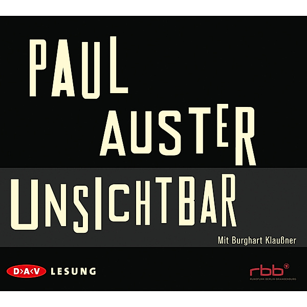 Unsichtbar,6 Audio-CD, Paul Auster