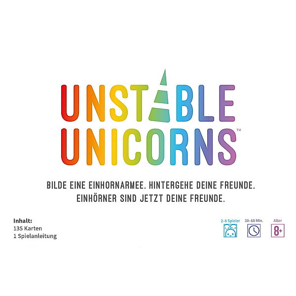 Asmodee, Unstable Game Unstable Unicorns (Spiel)