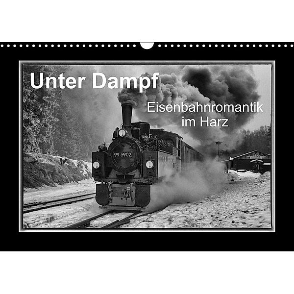 Unter Dampf - Eisenbahnromantik im Harz (Wandkalender 2023 DIN A3 quer), Marion Maurer