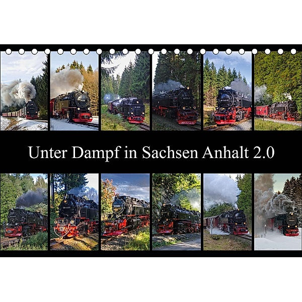 Unter Dampf in Sachsen Anhalt 2.0 (Tischkalender 2020 DIN A5 quer), Steffen Gierok