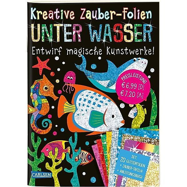 Unter Wasser: Set mit 10 Zaubertafeln, 20 Folien und Anleitungsbuch / Kreative Zauber-Folien Bd.8, Anton Poitier