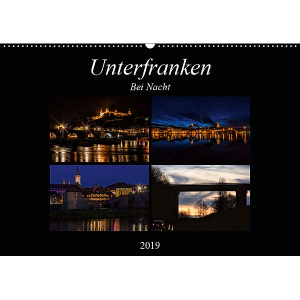 Unterfranken bei Nacht (Wandkalender 2019 DIN A2 quer), Hans Will