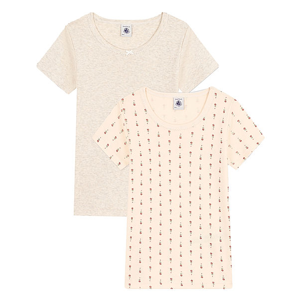 Petit Bateau Unterhemd BASIC 2er Pack in bunt