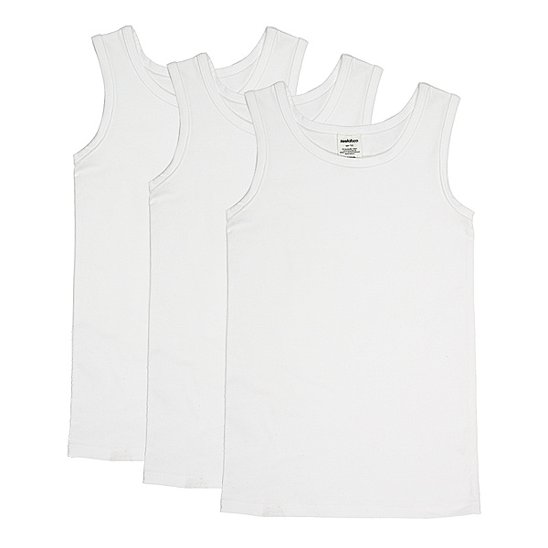 zoolaboo Unterhemd BOYS ESSENTIALS 3er-Pack in weiß