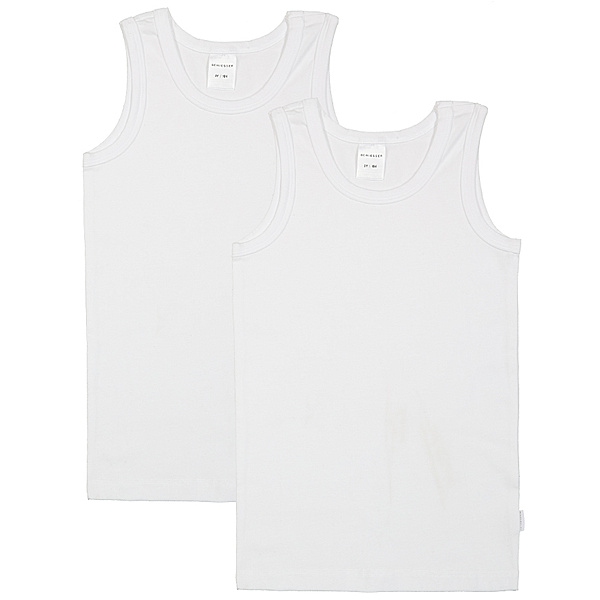 Schiesser Unterhemd BOYS ORIGINAL CLASSICS 2er Pack in weiß