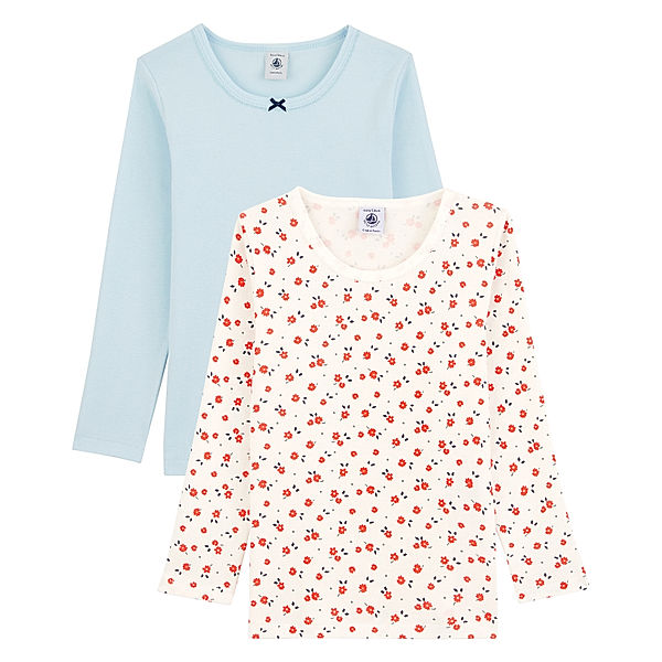 Petit Bateau Unterhemd JOSETTE 2er-Pack in marshmallow/fraicheur