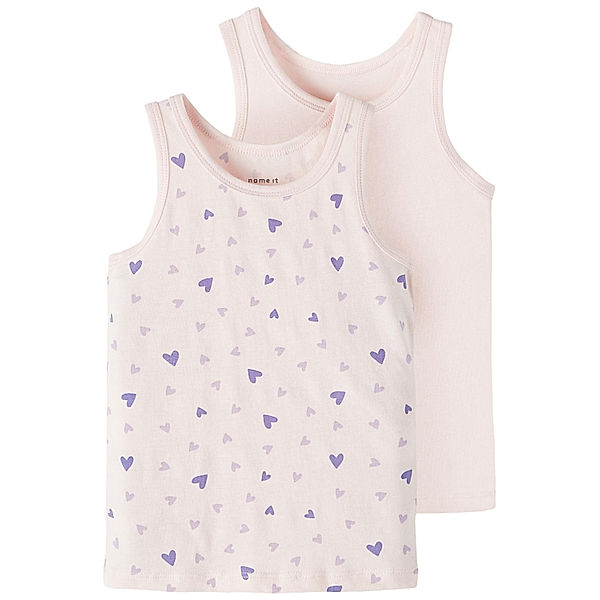 name it Unterhemd NMFTANK HEART 2er-Pack in barely pink