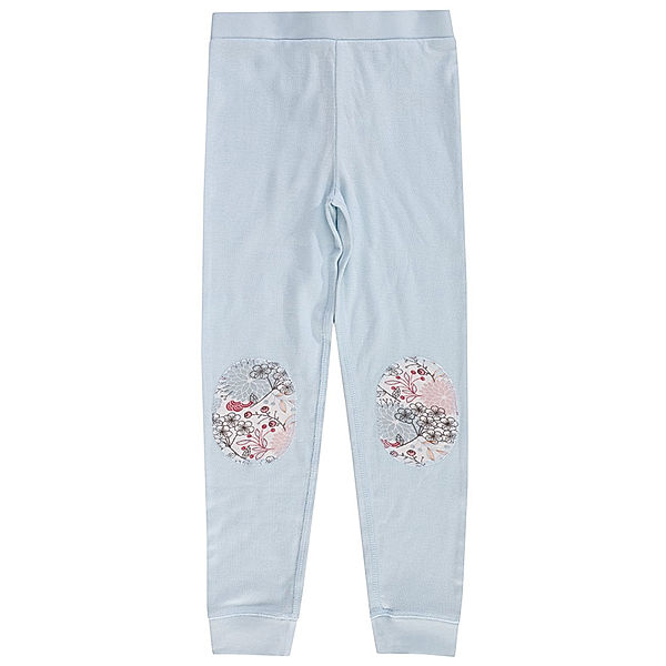 Jacky Unterhose FLORAL & UNI lang in hellblau