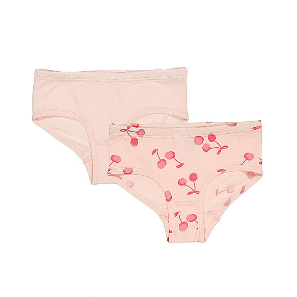 Sanetta Unterhose HIPSLIP – SWEET CHERRIES 2er-Pack in rosa