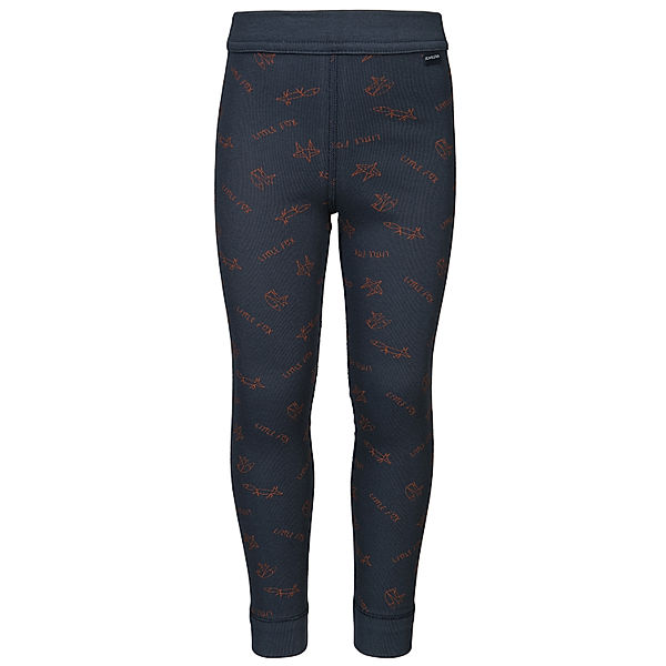 Schiesser Unterhose lang LITTLE FOX AOP in blau