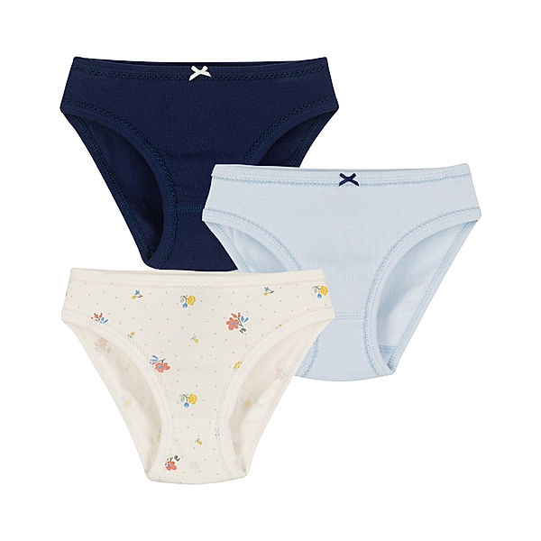 Petit Bateau Unterhose MINI JOLIE 3er-Pack in multico