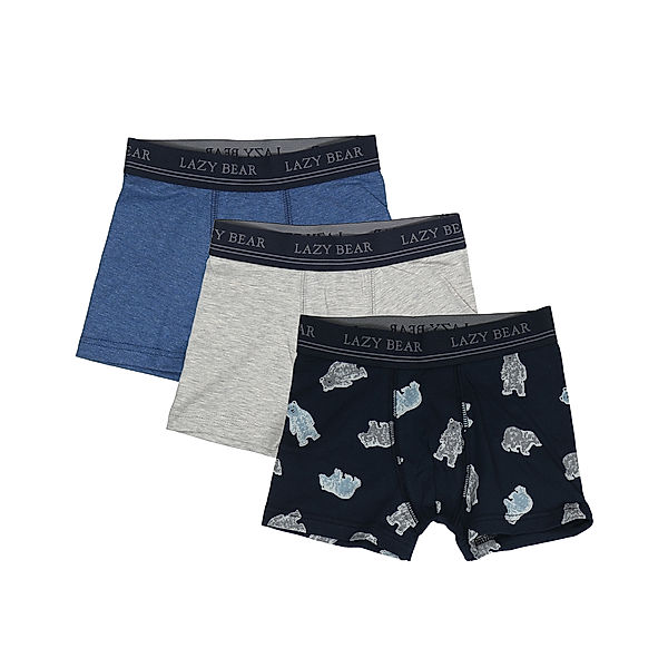 Sanetta Unterhose SHORTS - BEAR 3er-Pack in blue space