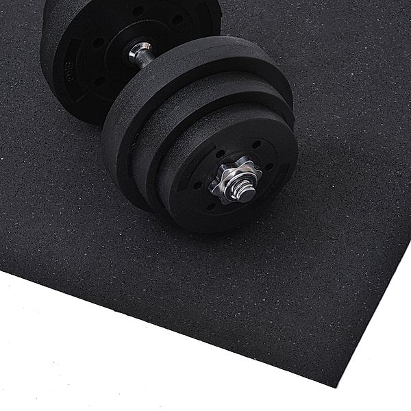Unterlegmatte für Fitnessgeräte (Farbe: schwarz, Größe: 220 x 110 cm (LxB))