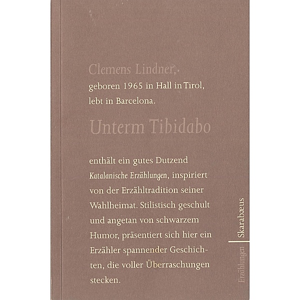 Unterm Tibidabo, Clemens Lindner