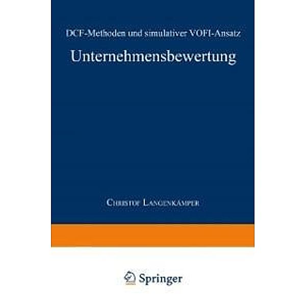 Unternehmensbewertung / Gabler Edition Wissenschaft, Christof Langenkämper