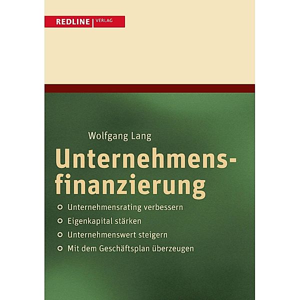 Unternehmensfinanzierung, Wolfgang Lang