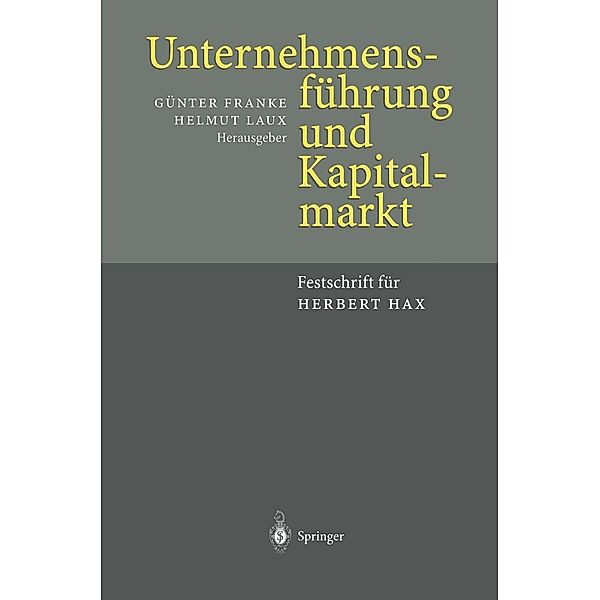 Unternehmensführung und Kapitalmarkt