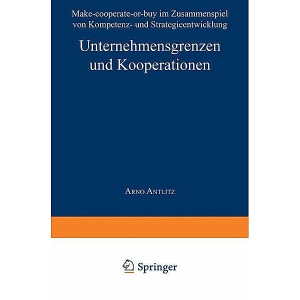 Unternehmensgrenzen und Kooperationen / Unternehmensführung & Controlling