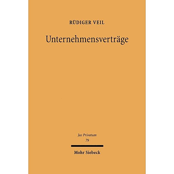 Unternehmensverträge, Rüdiger Veil