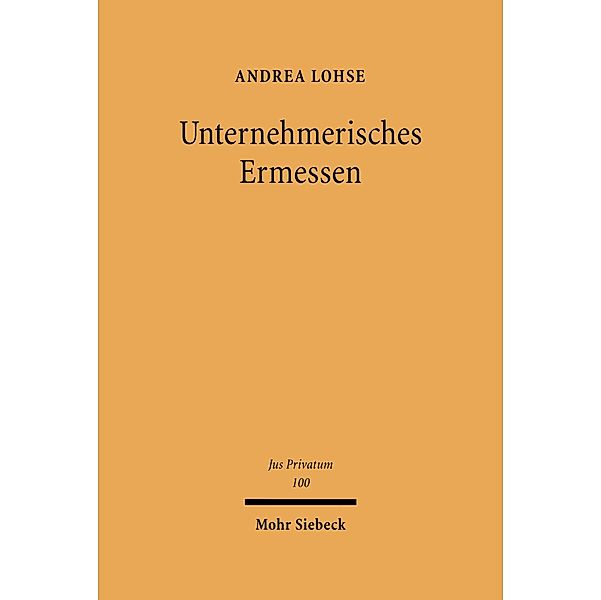 Unternehmerisches Ermessen, Andrea Lohse