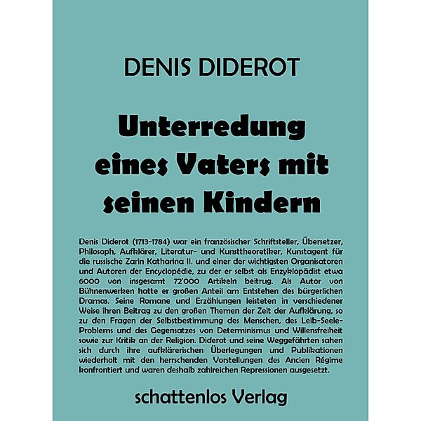 Unterredung eines Vaters mit seinen Kindern, Denis Diderot