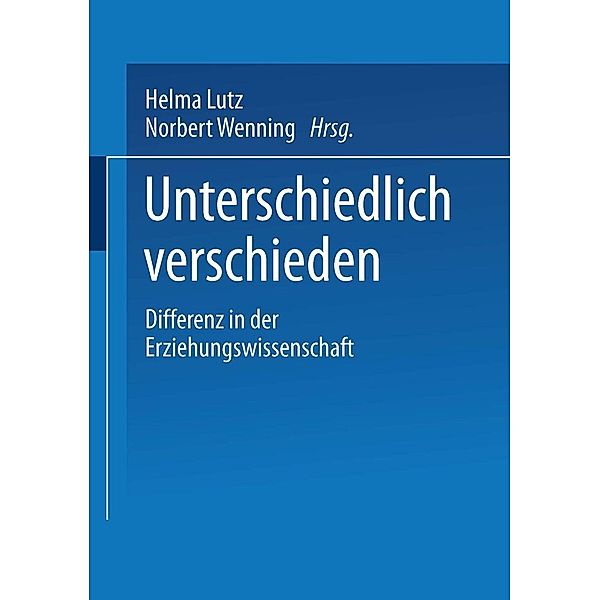 Unterschiedlich verschieden