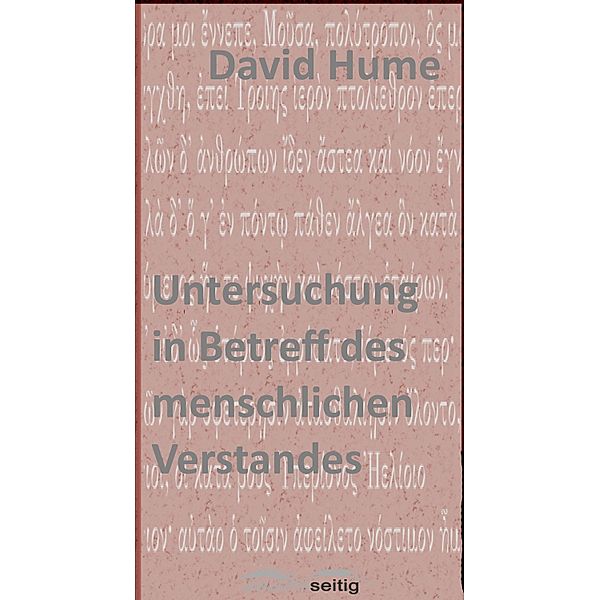 Untersuchung in Betreff des menschlichen Verstandes, David Hume