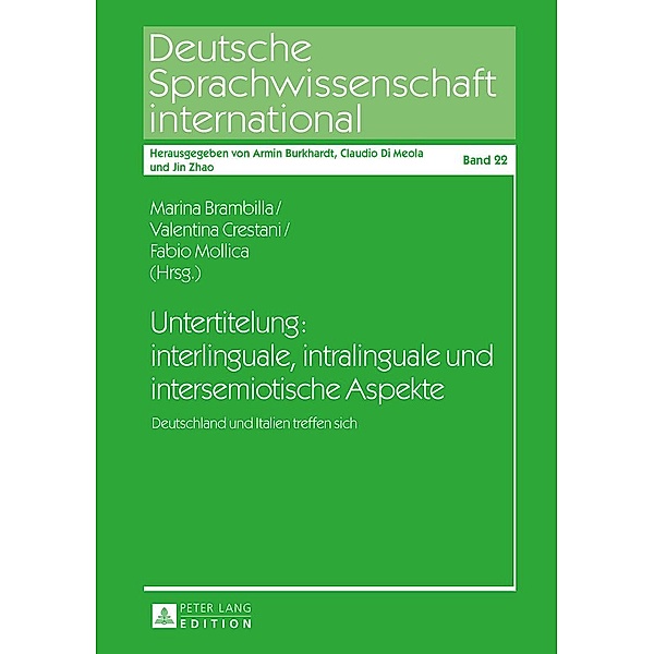 Untertitelung: interlinguale, intralinguale und intersemiotische Aspekte