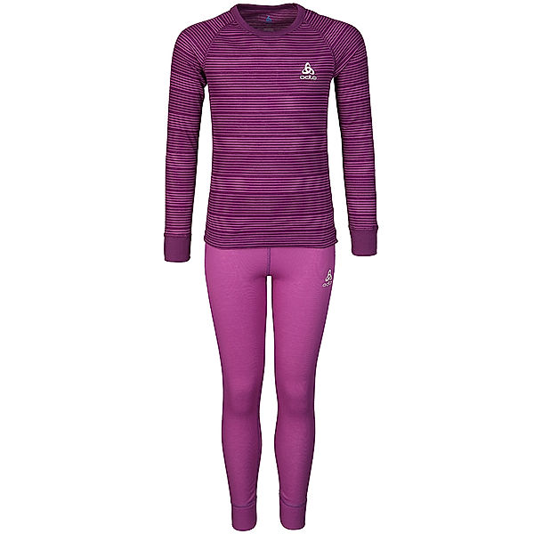 Odlo Unterwäsche-Set ACTIVE WARM KIDS 2-teilig in hyacinth violet