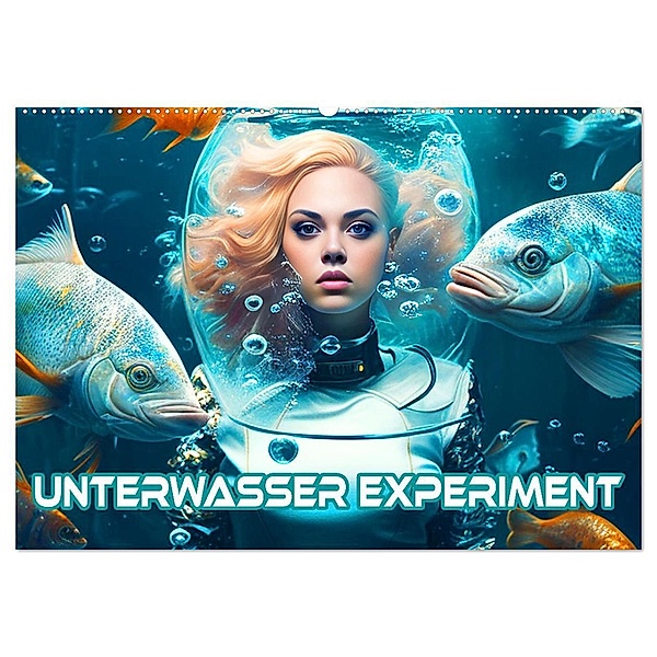 Unterwasser Experiment (Wandkalender 2024 DIN A2 quer), CALVENDO Monatskalender, Monika Altenburger