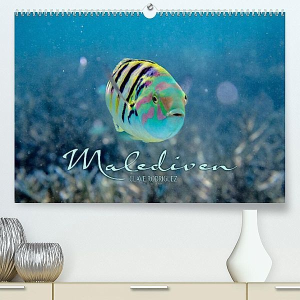 Unterwasserwelt der Malediven II (Premium, hochwertiger DIN A2 Wandkalender 2023, Kunstdruck in Hochglanz), CLAVE RODRIGUEZ Photography