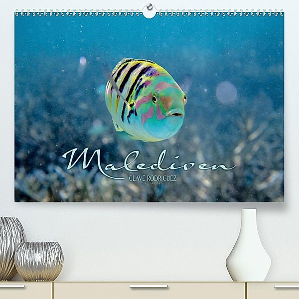 Unterwasserwelt der Malediven II(Premium, hochwertiger DIN A2 Wandkalender 2020, Kunstdruck in Hochglanz), CLAVE RODRIGUEZ Photography