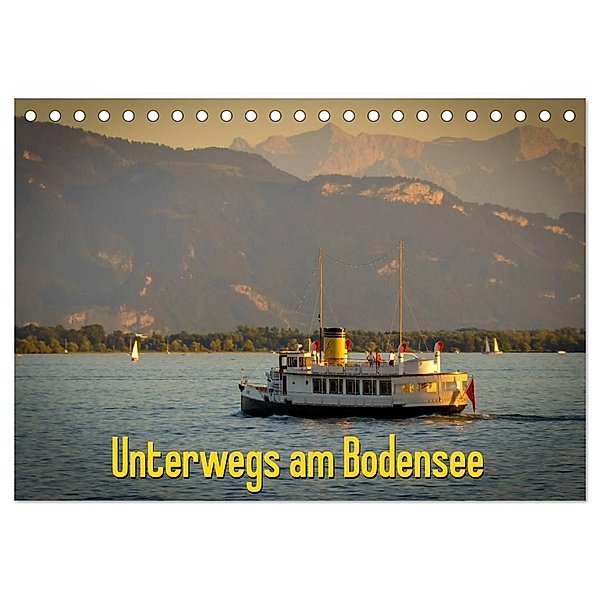 Unterwegs am Bodensee (Tischkalender 2024 DIN A5 quer), CALVENDO Monatskalender, Marcel Wenk