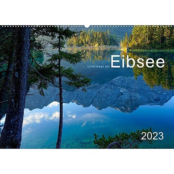 Unterwegs am Eibsee (Wandkalender 2023 DIN A2 quer), Norbert maier