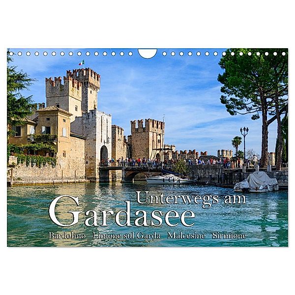 Unterwegs am Gardasee (Wandkalender 2024 DIN A4 quer), CALVENDO Monatskalender, Dieter Wilczek