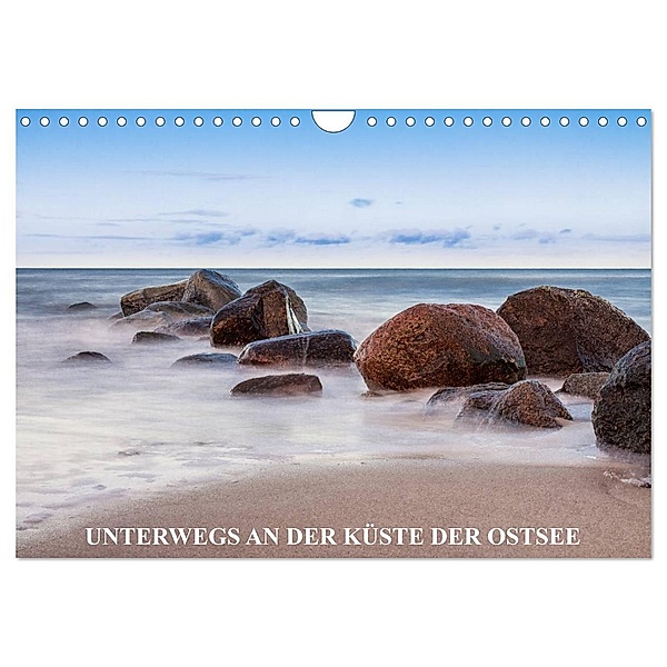 Unterwegs an der Küste der Ostsee (Wandkalender 2024 DIN A4 quer), CALVENDO Monatskalender, Rico Ködder